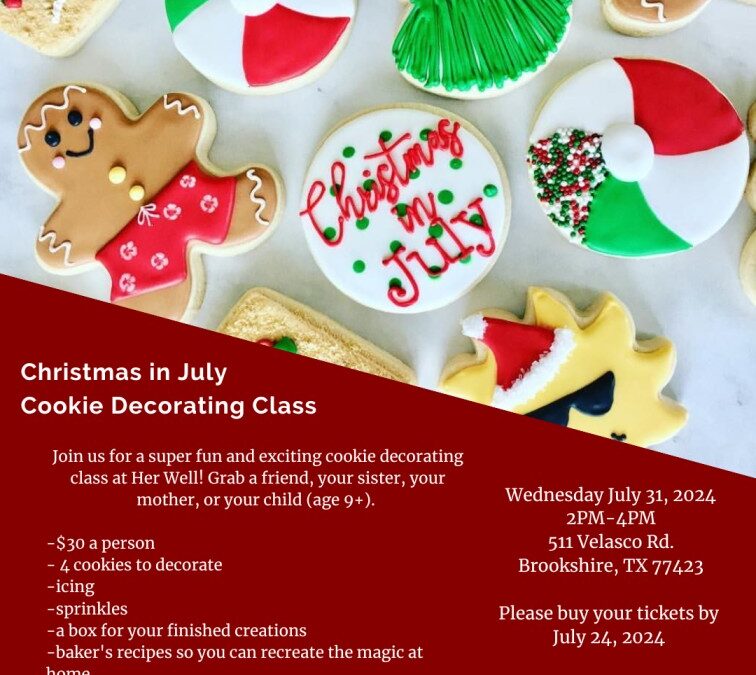 Christmas in July | Cookie Decorating Class
